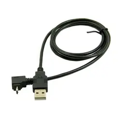 10 шт./вверх и вниз под углом 90 градусов USB Micro USB мужчина к USB Мужской заряда данных соединительный кабель 20 см 30 см 100 см 1 м для планшета