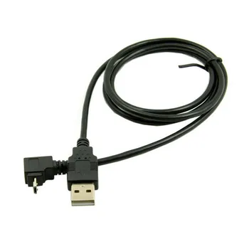 

10PCS/Up & Down Angled 90 Degree USB Micro USB Male to USB male Data Charge connector Cable 20cm 30cm 100cm 1m for Tablet