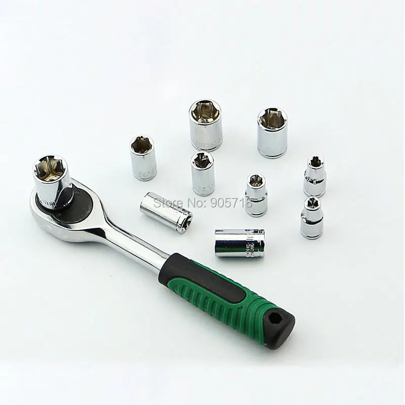 6.35mm and 12.7mm 94pcs Key Ratchet Wrench Car Repairing Tools Kit 2
