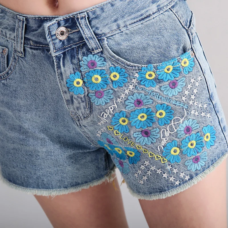 All Sizes XXS 7XL Womens Shorts Denim High Waisted Shorts Ladies High