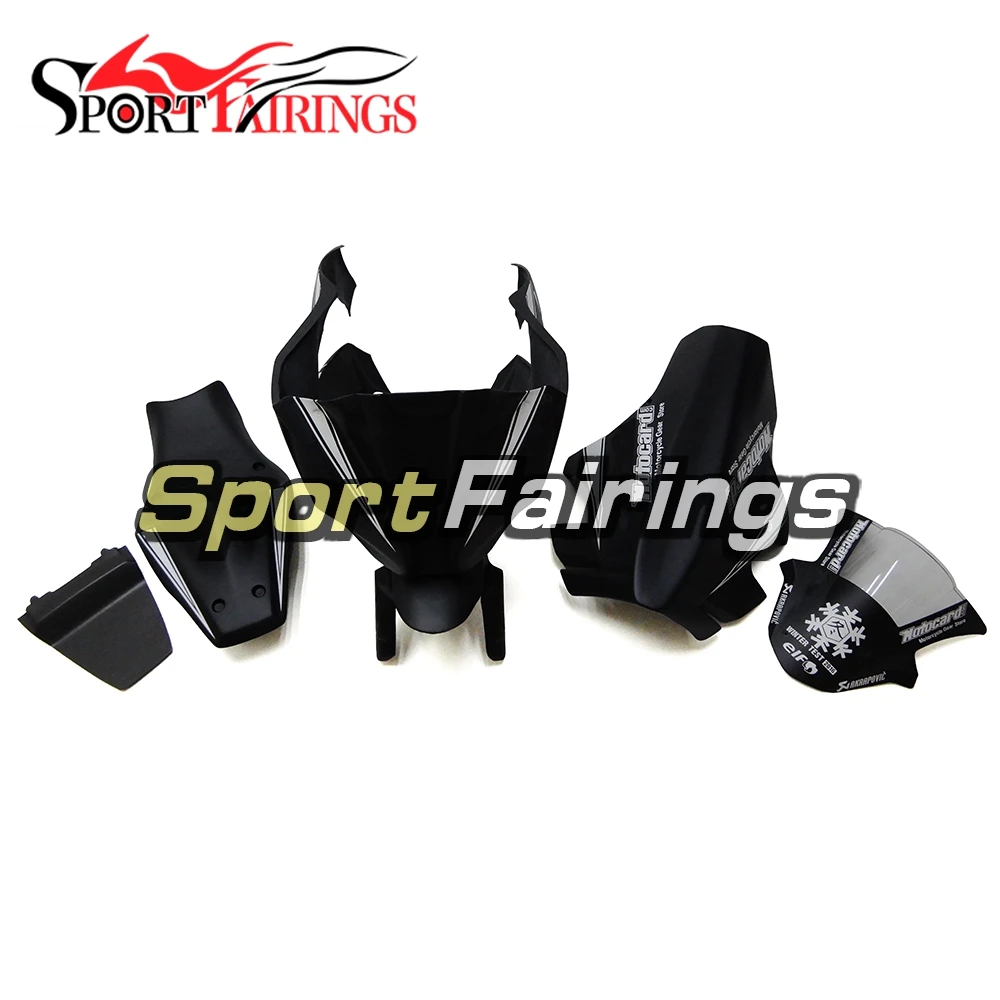 Motocard матовое черное стекловолокно гоночный впрыск для Kawasaki Ninja ZX-10R 11 12 13 14 15 полный мотоцикл обтекатель комплект