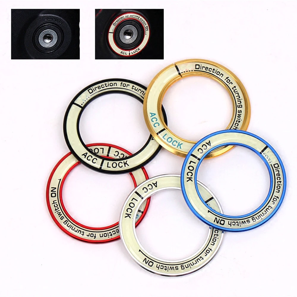 For Highlander Car Ignition Switch Decorative Ring auto switch