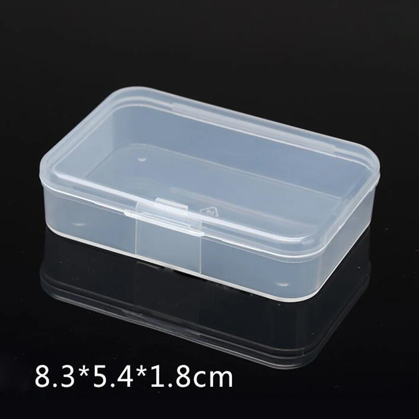 Лидер продаж прозрачный Пластик Коробка Для Хранения Прозрачный площади многоцелевого Дисплей случае Пластик для хранения ювелирных