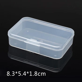 

Top selling Transparent Plastic Storage Box Clear Square Multipurpose Display Case Plastic Jewelry Storage Boxes
