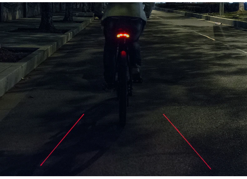 Best ROCKBROS Bicycle Light USB Rechargeable Tail Light LED Warning Rear Lights Cycling Smart Wireless Remote Control Turn Signal 16