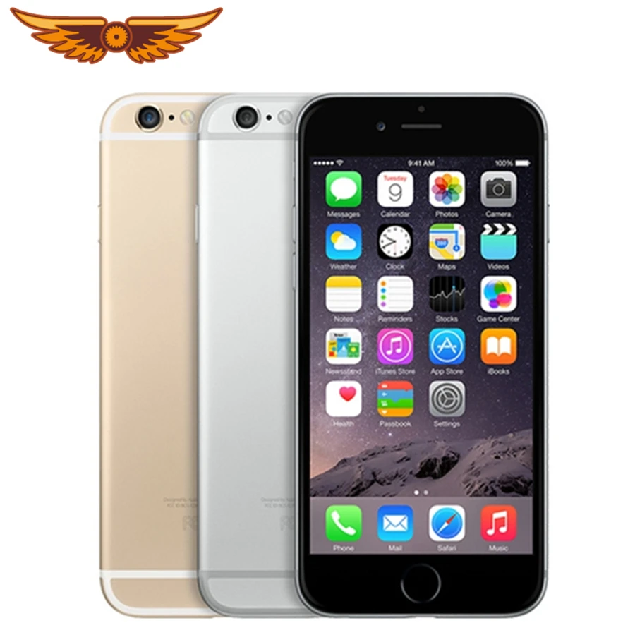 Оригинальный разблокированный Apple iPhone 6 двухъядерный ips 4 7 дюймов 1 Гб ram 16/64/128 ГБ rom