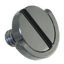 5 шт./лот, подходит для установки 1/4 дюйма, D-RING, винт для крепления камеры, qr-пластина, Шариковая головка 1/4 дюйма, винты с плоской головкой диаметром 20 мм, металлический матовый черный цвет