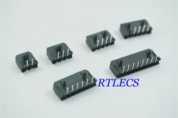 

10 pcs Micro-Fit 3.0 mm connector wafer single row 1x2 2 Pin 3 4 5 6 8 Pin Right Angle Through Hole PCB Solder wire board 43650
