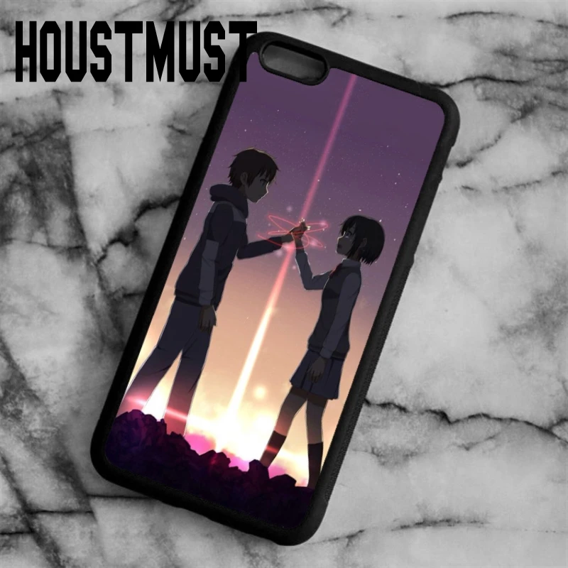 HOUSTMUST Anime Your Name Kimi no Na wa Case cover For iPhone 5 5S SE 6 6S 7 8 Plus X Samsung galaxy S5 S6 S7 edge S8 Note8 |