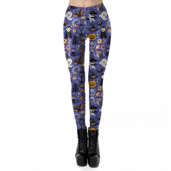 

2018 New Halloween Ladies Leggings Hip Up Pants