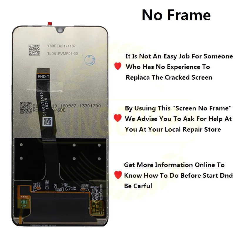 huawei p30 lite lcd with frame 2