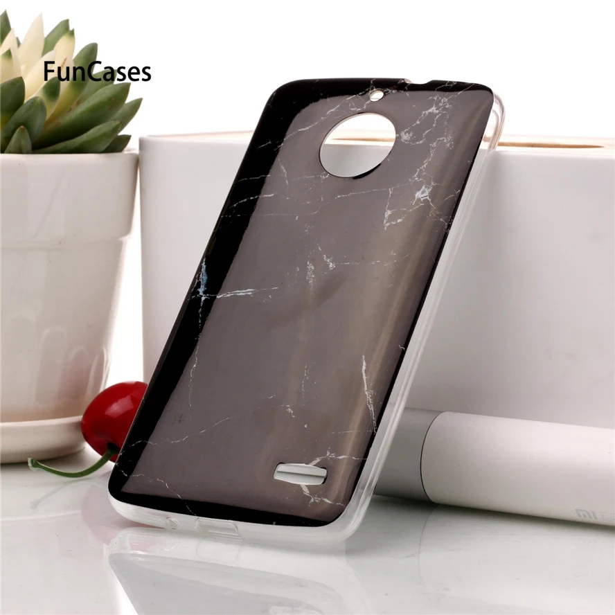 Мягкий ТПУ чехол для Motorola Moto E4 Coque E 4 XT1766 мраморный камень силиконовый телефона s