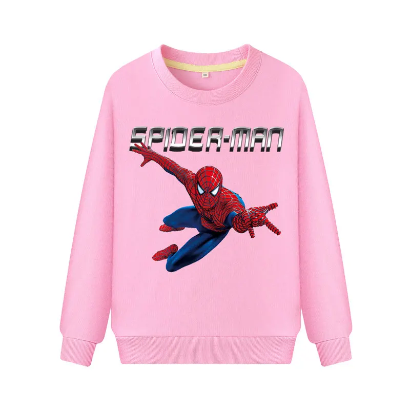 Boys Girls Long Sleeve Hoodies Costume Clothing Children Spidenman Print Hoodie Coats Kids Baby Casual Pullover Sweatshirt WK133 (1)
