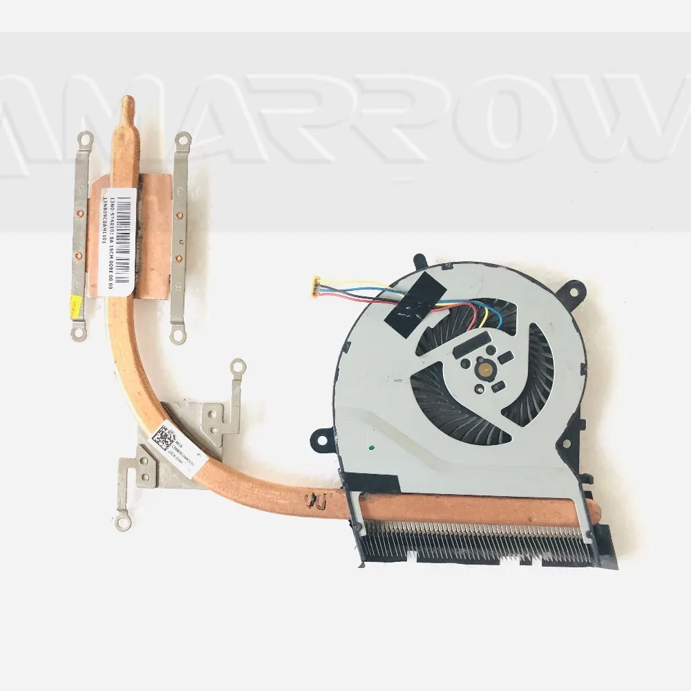 

Original laptop cpu cooling fan heatsink For asus X555 X555L X555LD X555LP X555LJ X555LF A555L K555L F555L 13N0-RPA0101 S7A0102