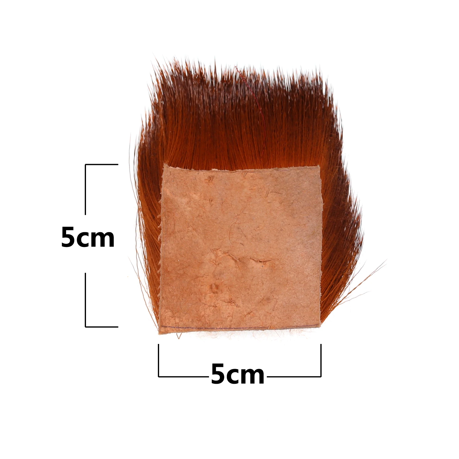 Wifreo 5X5 см завязывание мушек Олень Волосы-Патчи Caddis сухой мухобойка материал натуральный и умерший оранжевый черный красный зеленый