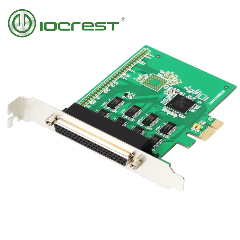 IOCREST XR17V358 чипсет pcie 8 портов последовательная карта PCI-Express плата контроллера с вентилятором