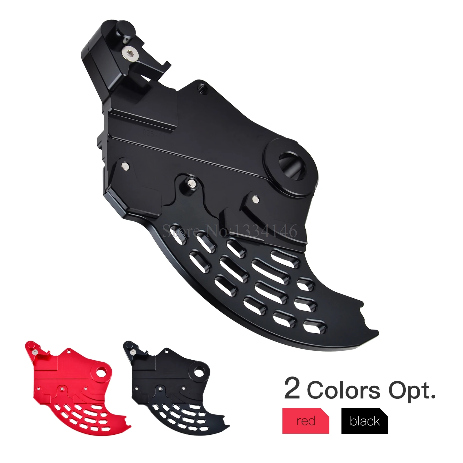

NICECNC Motorcycle Rear Disc Guard Protector Cover For Beta RR RS 300 Xtrainer 2015 2016 2017 Black Red