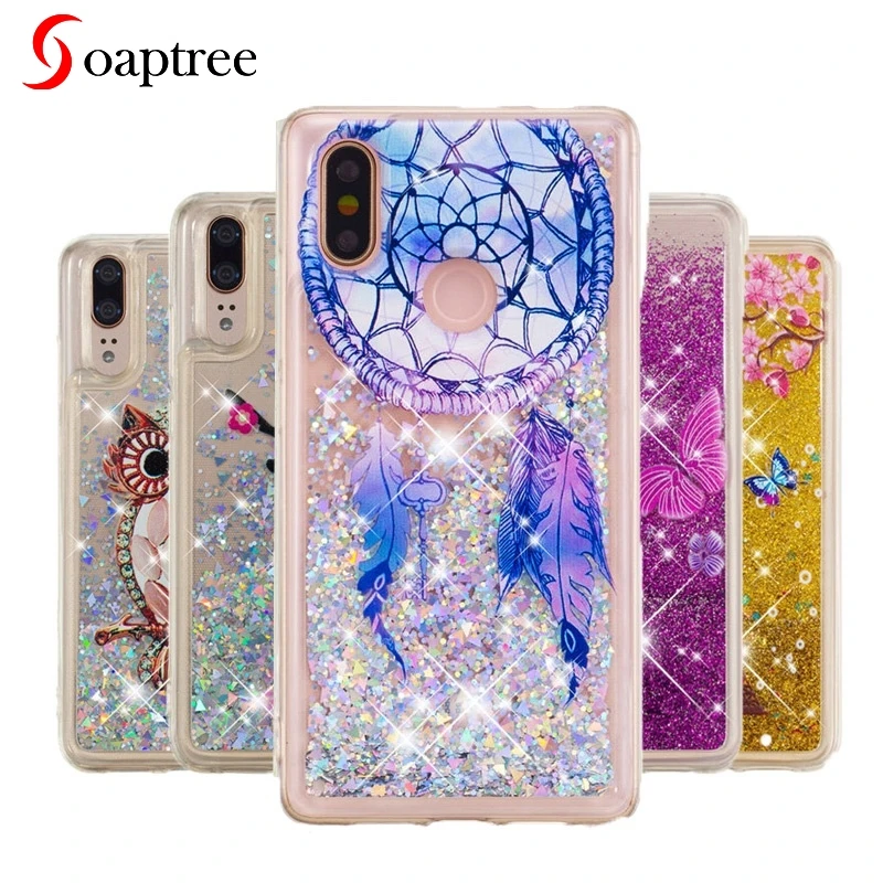 

Soaptree Silicone Cases For Huawei Honor 9 9i 7X 8 6C 4C 5C 7 Lite Case For Huawei Mate 10 Lite Pro SE Cover Dynamic Quicksand