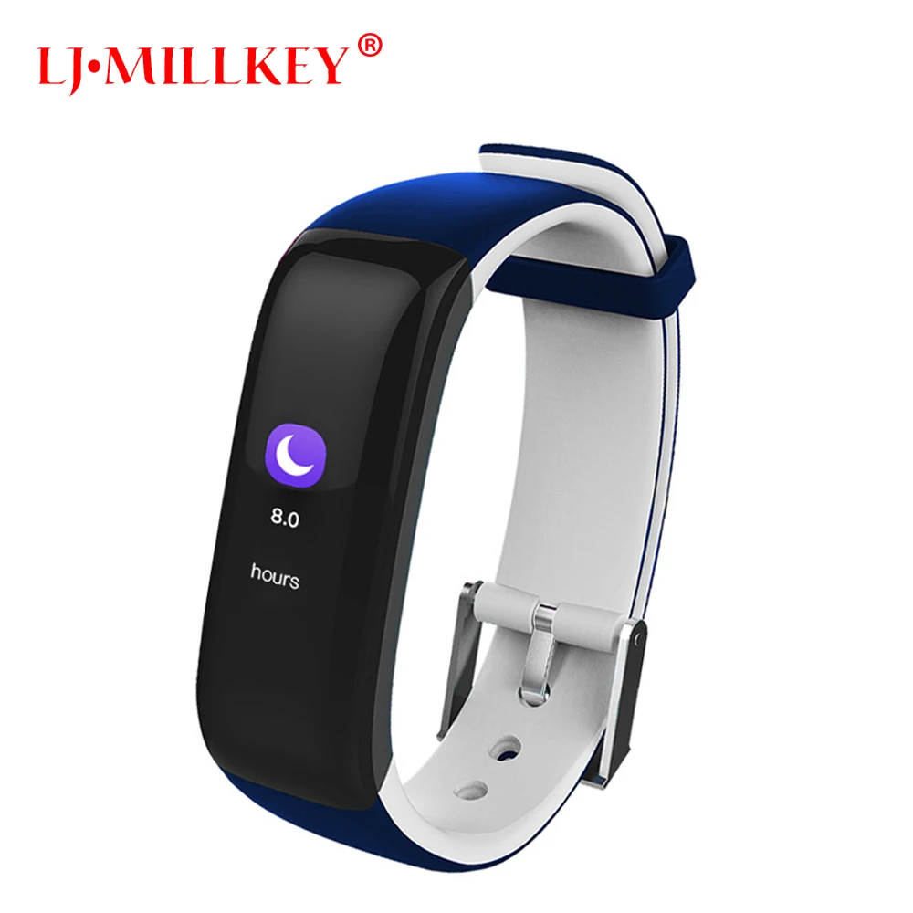 

Bluetooth Smart Band Blood Pressure Heart Rate Monitor Smart Bracelet IP67 Waterproof Color Screen Band Watch