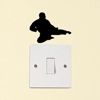 

Taekwondo Karate Personality Accessories Switch Sticker Wall Decal Vinyl 6SS0121