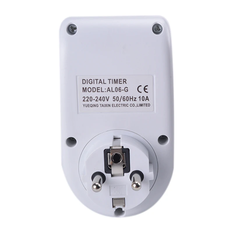 

Hot Digital Timer Switch European standard Plug AL-06 Weekly Programmable Electronic 10A 220-240VAC