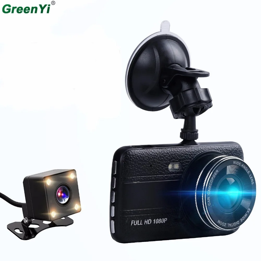 

GreenYi Car DVR Camera Dual Lens IPS 4.0" Full HD 1080P Video Recorder Registrator Night Vision Car Camcorder DVRs Dash Cam