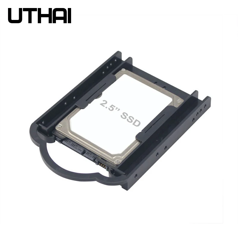 UTHAI G05 2,5 до 3,5 дюймов кронштейн жесткого диска SSD Бесплатный винт кронштейн твердотельный жесткий диск HDD PC конвертер адаптер