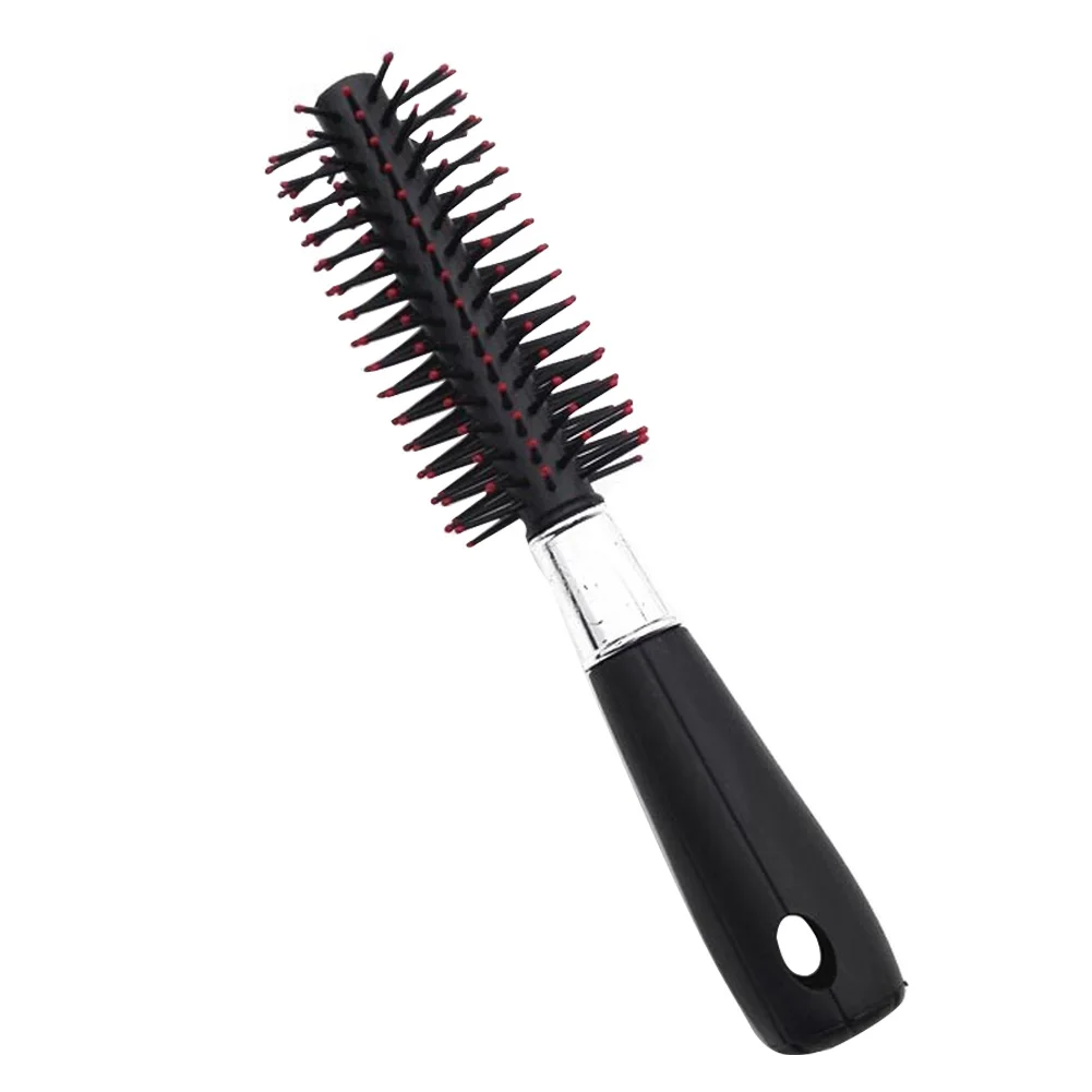 

Roller Curly Hairdressing Hair Brush Comb Quiff Non-Slip Straight Round Small