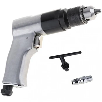

3/8 Inch 1800 Rpm High-Speed Cordless Pistol Type Pneumatic Drill Reversible Air Drill Tools For Hole Drilling
