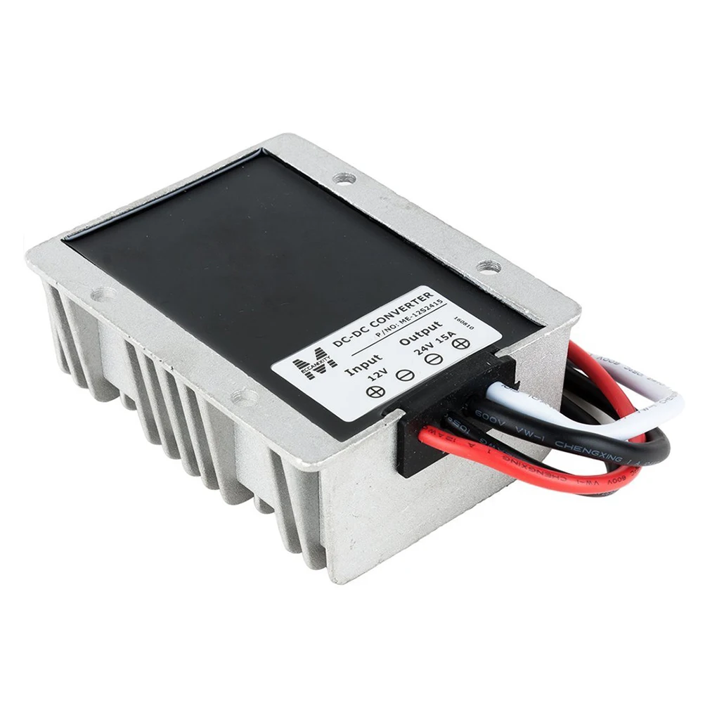 

New Aluminum Shell Power Boost Transformer Voltage Converter Regulator DC 12V Step-up to DC 24V 3A 5A 8A 10A 12A