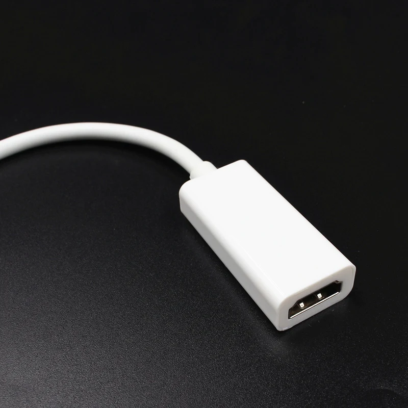 Мини дисплей порт к HDMI кабель адаптер мини дисплей порт DP конвертер Thunderbolt Высокое качество для Apple Macbook Pro Air