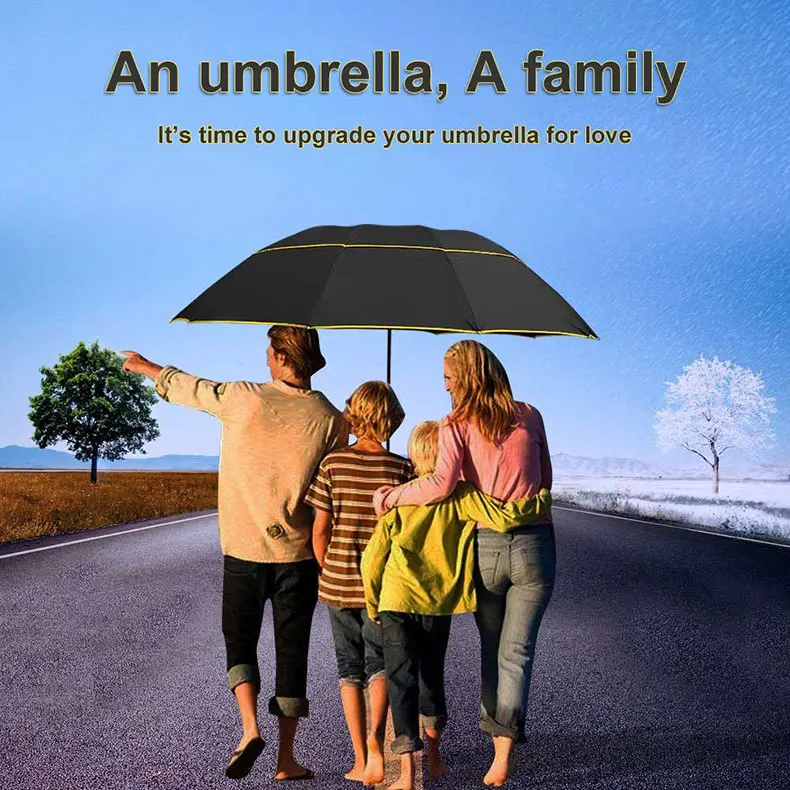 130 см большой Одежда высшего качества зонтик Для мужчин дождь женщина ветрозащитный большой Paraguas мужской Для женщин солнце 3 раскладной