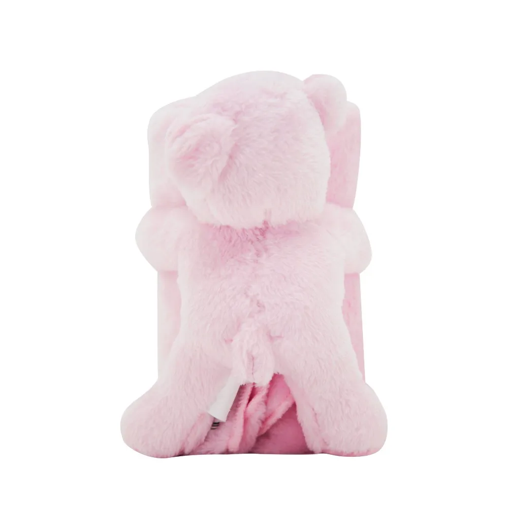 KAVKAS детское одеяло зимнее теплое для мальчиков и девочек Рождественский подарок одеяло для новорожденного спальный постельные принадлежности медведь игрушка