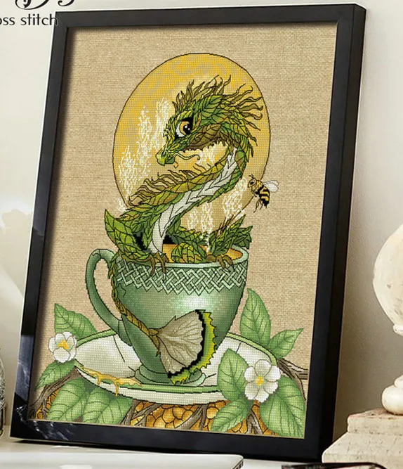 Набор для вышивки крестом динозавр дракон 14ct 11ct|handmade needlework|embroidery diycross stitch kits |