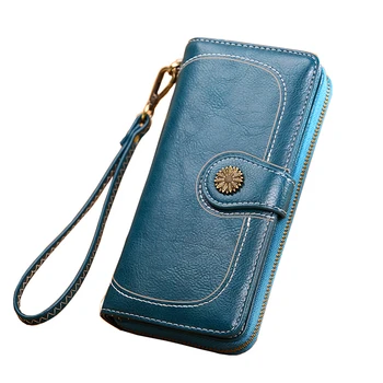 

High Quality PU Wallet For Female New Long Designer Purse Women Credit Cards Pouch