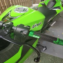 Универсальный 7/" 22 мм CNC мотоциклетный руль, рукоятка, рукоятка для Kawasaki ZZR vulcan s 650 z1000 400 klx250 zx10r zx6r