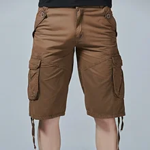 Долгосрочные товары Прямые продажи от производителей летних мужских комбинезонов большого размера шорты мульти-карман досуг брюки 5 брюки