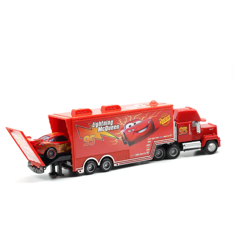 Автомобили disney Pixar, 4 стиля, Mack Truck McQueen, Uncle 1:55, литые под давлением, металлический сплав и пластик, модель, игрушки, автомобиль, подарки для детей