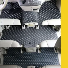 Lsrtw2017 кожаные автомобильные коврики для Toyota Previa Estima Tarago 2006- 2007 2008 2009 2011 2012 аксессуары