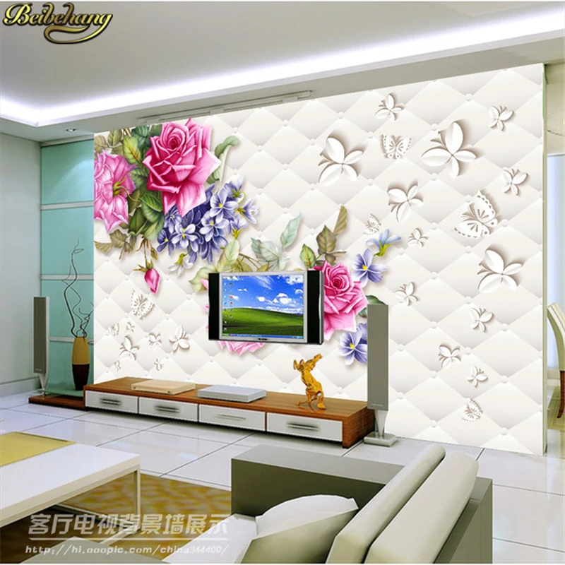 Роскошные Настенные обои beibehang бумажные с цветочным рисунком|paper ceiling|photo wall paperluxury