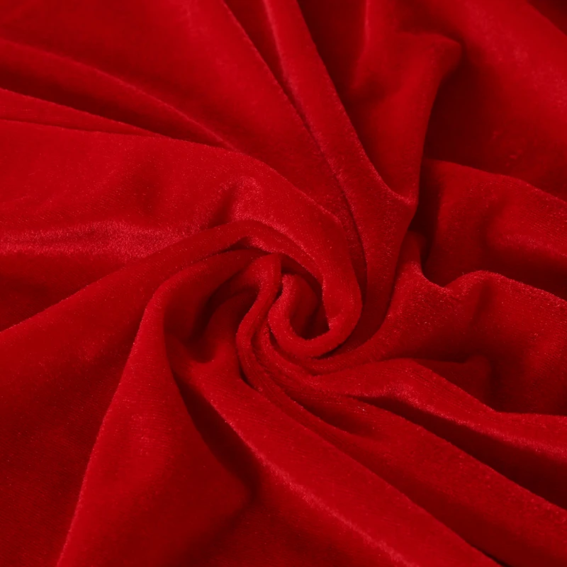 Thick Velvet Banquet Table Skirt Wedding Backdrop for Tablecloth Table Cover Event Party Stage Skirting Decoration