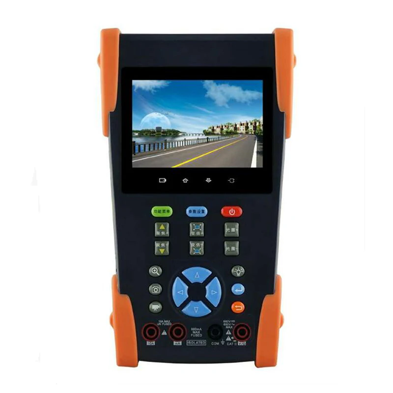 3.5" Analog 4K H.265 IP Camera Tester with 48V POE Power output Wifi