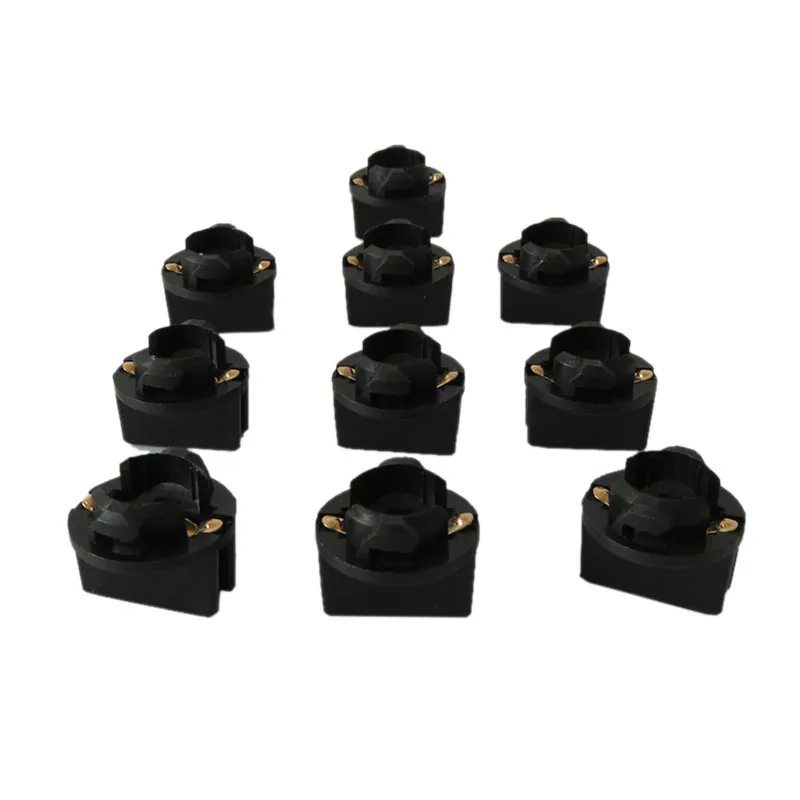 Painel de Luz Cunha de Bloqueio de Torção Wljh Universal Duplo Contato Instrumento Soquete 501 168 194 2825 W5w Bases 100 Pcs T10 1 – 2