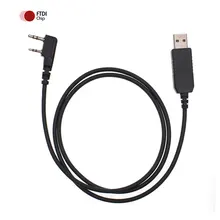 FTDI USB кабель для программирования USB-FTDI-K1 Кабель для программирования для BAOFENG Walkie Talkie) TYT woki токи Поддержка Win 7/8/10 Высокое качество чип FTDI USB