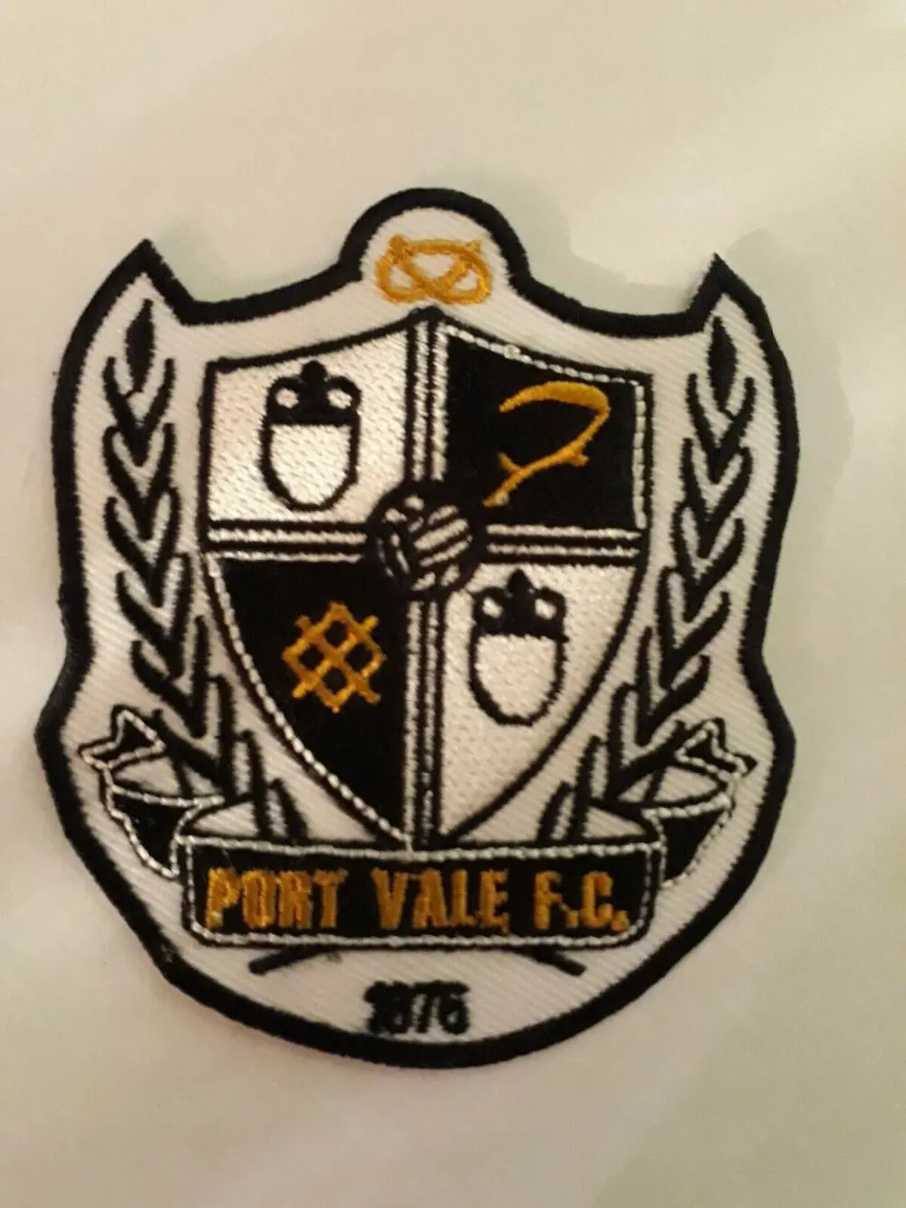 

Port Vale FC 3" Embroidery Iron Or Sew On Patch Badge