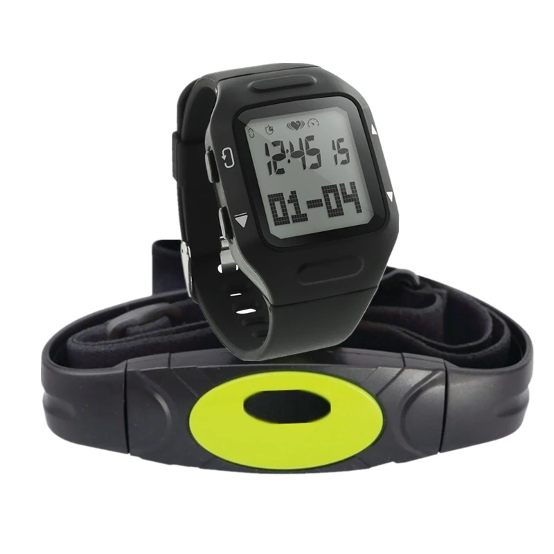 Adjustable Strap Heart Rate Transmitter Belt Wireless Pedometer Wrist