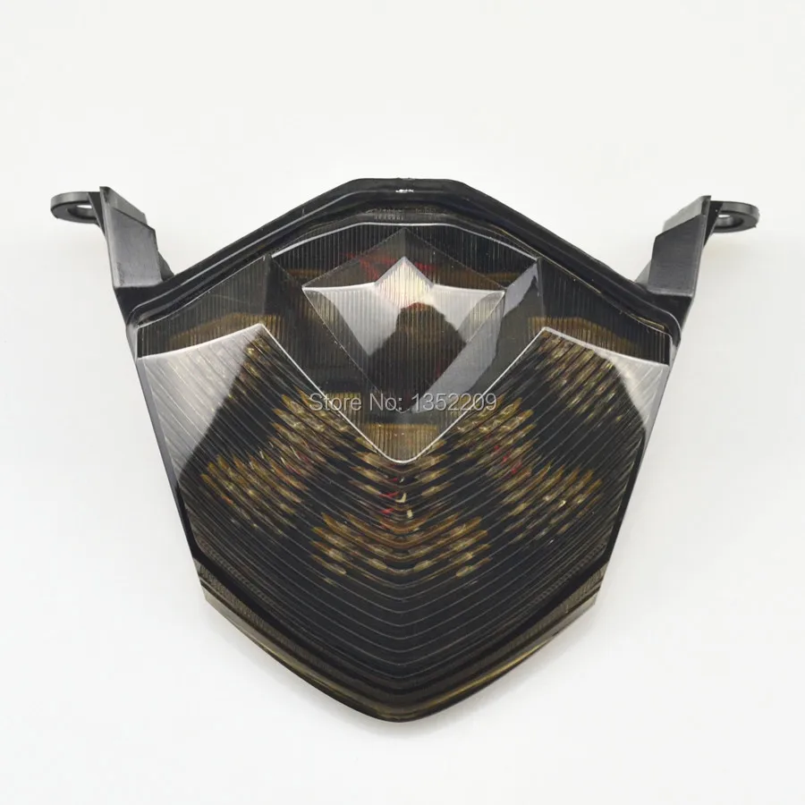 

1Pcs Integrated LED Rear Brake Tail Tight & Indicator Turn Signals Fits For Kawasaki Ninja ZX10R ZX 6R Z1000 Z750 Smoked LensNew