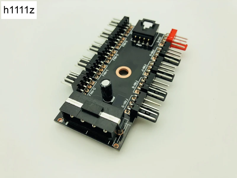 Support PWM 1 to 10 Channel Hub IDE Interface Power Splitter For 12V 4Pin Fan
