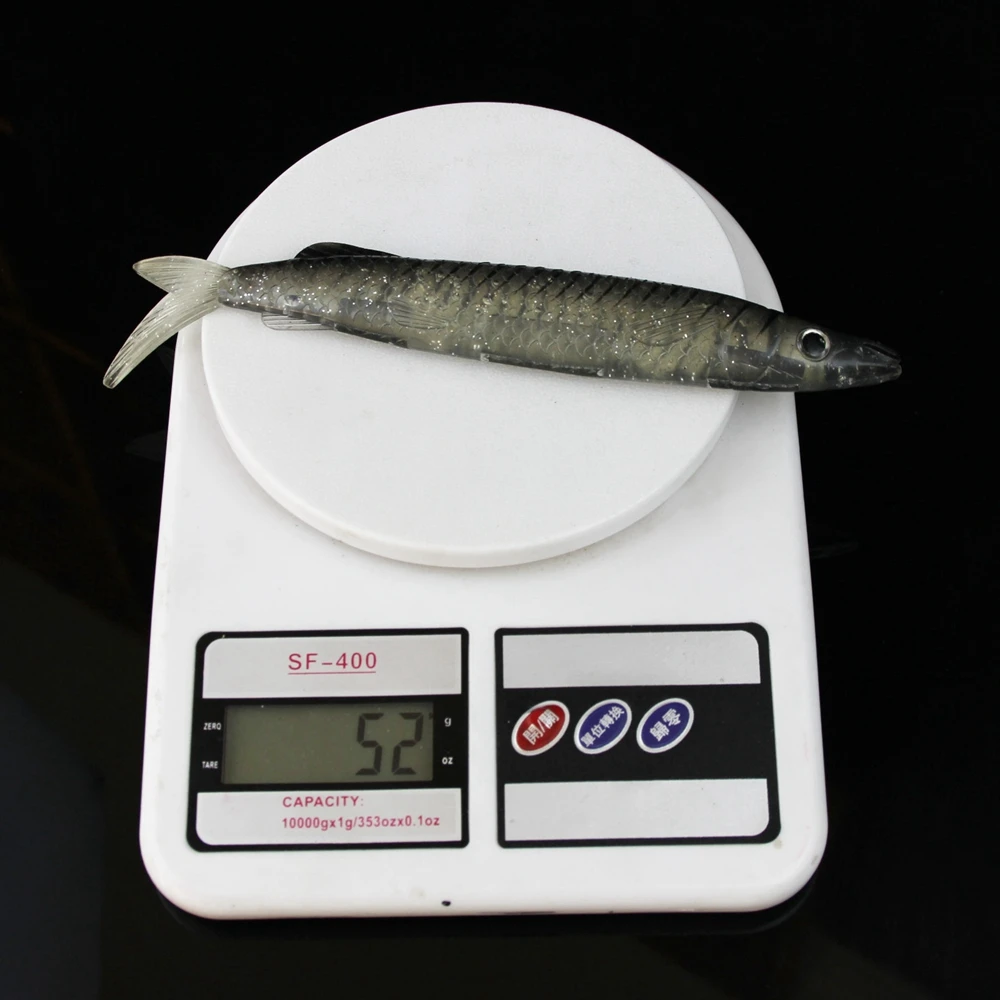 SPINPOLER 51.5g 21.5cm Big Soft Bait Fishing Lure Silicone Baits Deep Sea Fishing Lures Isca Artificias Para Pesca Souple  (3)