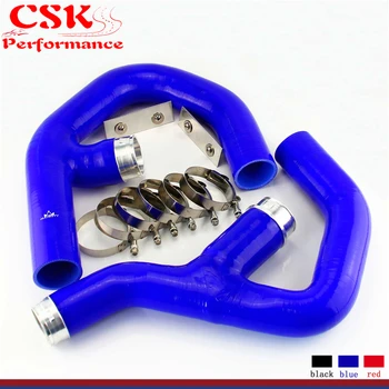 

Silicone Turbo Pipe Hose w/Fittings For GOLF MK5-MK6 MKV GTI 2.0 FSi T 06-09 Black / Blue/Red